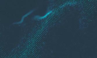 Abstract Music background. Big Data Particle Flow Visualisation. Science infographic futuristic illustration. Sound wave. Sound visualization photo