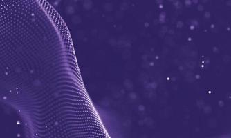 Data technology abstract futuristic illustration . Low poly shape with connecting dots and lines on dark background. 3D rendering . Big data visualization . photo