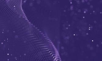 Data technology abstract futuristic illustration . Low poly shape with connecting dots and lines on dark background. 3D rendering . Big data visualization . photo