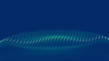 Music background. Big Data Particle Flow Visualisation. Science infographic futuristic illustration. Sound wave. Sound visualization photo