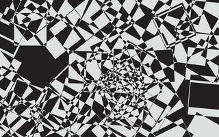 Abstract pattern black and white color vector