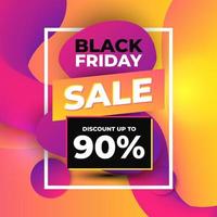 Black Friday Sale Gradient Concept vector