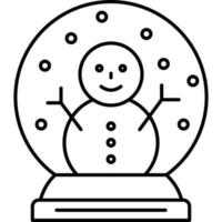 Snow Globe Which Can Easily Modify Or Edit vector