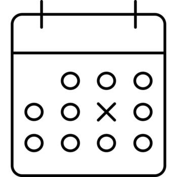 Calendar Which Can Easily Modify Or Edit vector