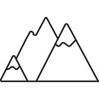 Mountain Which Can Easily Modify Or Edit vector