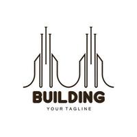 Home Design Logo, Building Logo, Property And Construction Company Icon vector