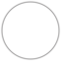 ombre de cercle transparent noir png
