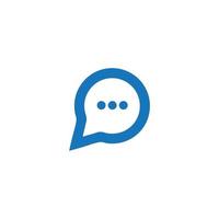 Speech bubble icon vector