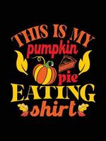 Thanksgiving typography t-shirt design or Happy thanksgiving vector poster design