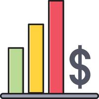 chart vector illustration on a background.Premium quality symbols.vector icons for concept and graphic design.