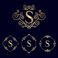 GOLD ROYAL BEAUTY LOGO S vector