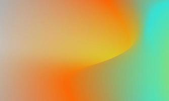 Colorful gradation, texture green and orange background gradation, soft and smooth vector