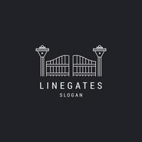 Gates logo icon design template vector illustration