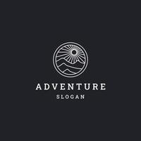 Adventure logo icon design template vector