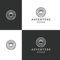 Adventure logo icon design template vector