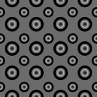 Vintage pattern with circles in the style of the 70s and 60s. photo