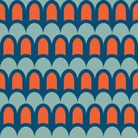 Retro seamless pattern in the style of the 70s and 60s photo