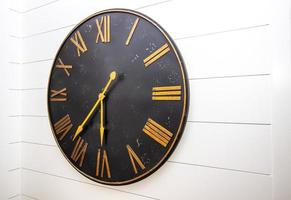 Giant Wall Clock In Entry Hallway photo
