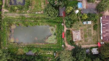 Topview of farm in thailand. photo