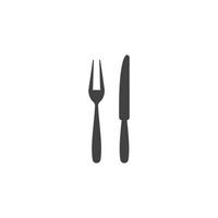 Fork plate spoon icon vector illustration