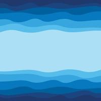 Abstract Water wave design background vector