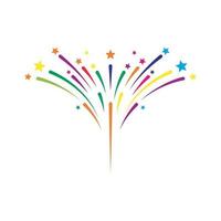 Firework vector icon illustration