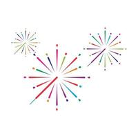 Firework vector icon illustration