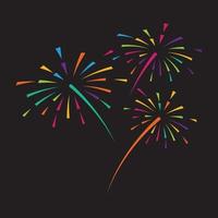 Firework vector icon illustration