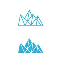 Iceberg vector illustration