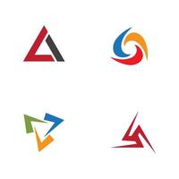 triangle icon vector design