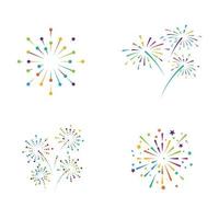 Firework vector icon illustration