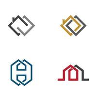 Property and Construction Logo design vector