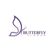 Beauty Butterfly icon design vector