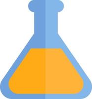 School chemistry, illustration, vector, on a white background. vector