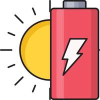 solar charge vector illustration on a background.Premium quality symbols.vector icons for concept and graphic design.