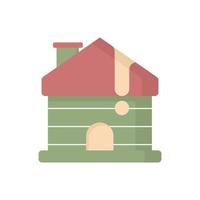 house icon flat style design vector