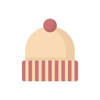 hat icon flat style design vector