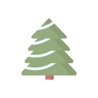 vector de diseño de estilo plano de icono de árbol