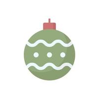 bauble icon flat style design vector