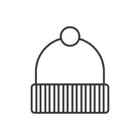 Hat icon outline style design vector