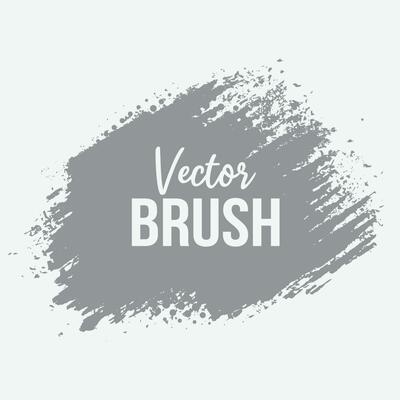 Modern gray color abstract brush strokes with halftone dot effect