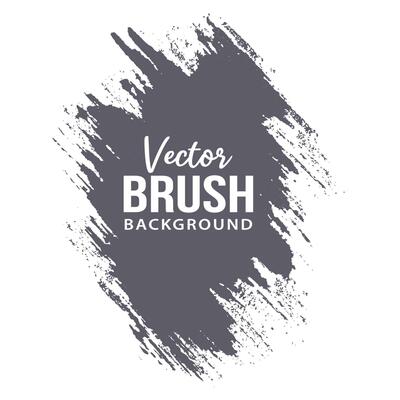 Abstract gray color brush stroke