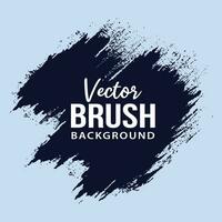 Black color brush stroke texture design vector