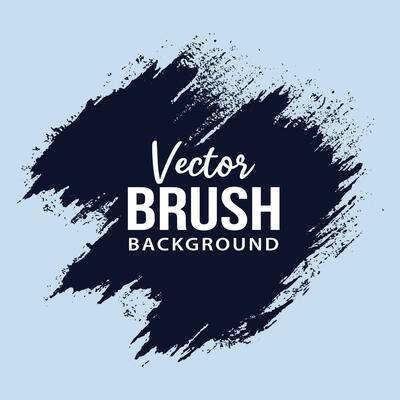 Black color brush stroke texture design