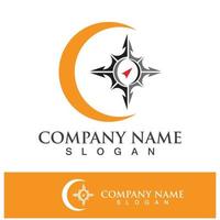 Compass Logo Template vector icon