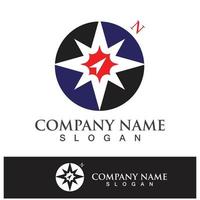 Compass Logo Template vector icon