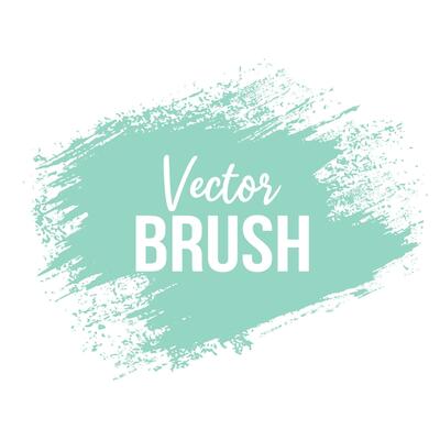 Modern pine green color brush stroke