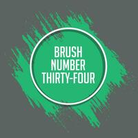 Splash green color brush stroke background vector