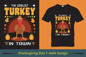 Happy Thankful Thanksgiving T Shirt design Free Vector