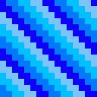 Blue diagonal seamless pattern that made from square shape, look like pixel pattern. vector